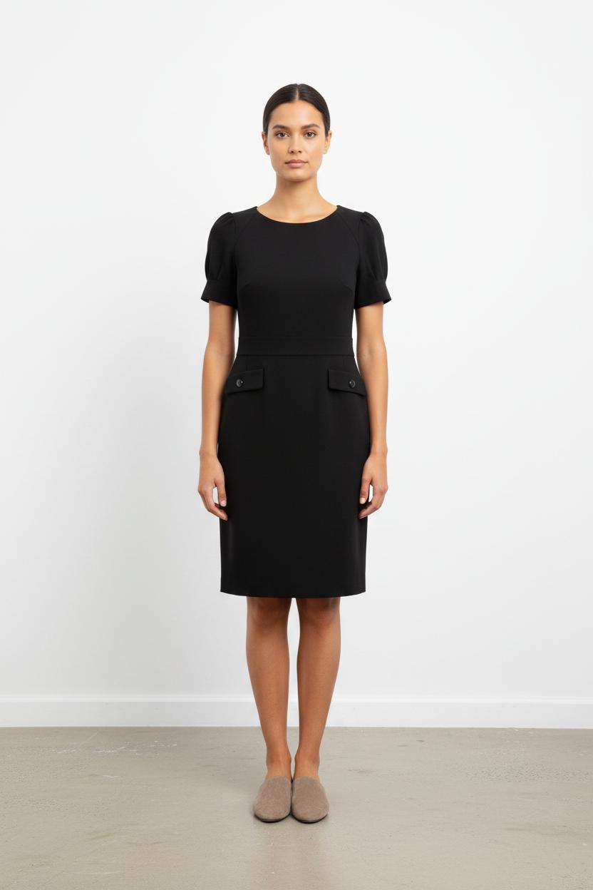 Robe Droite Noire - Taille M/38