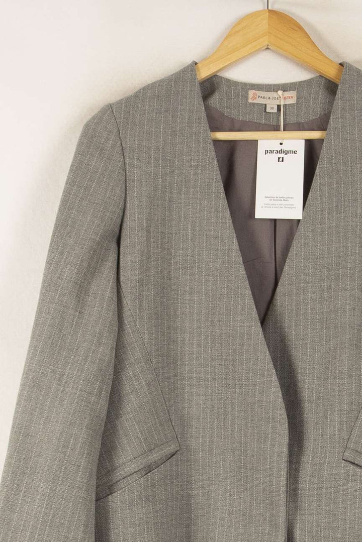 Blazer Gris - Taille M/38 de la marque Paul & Joe Sister | PARAD48932 - Vendu par Paradigme - Image 3