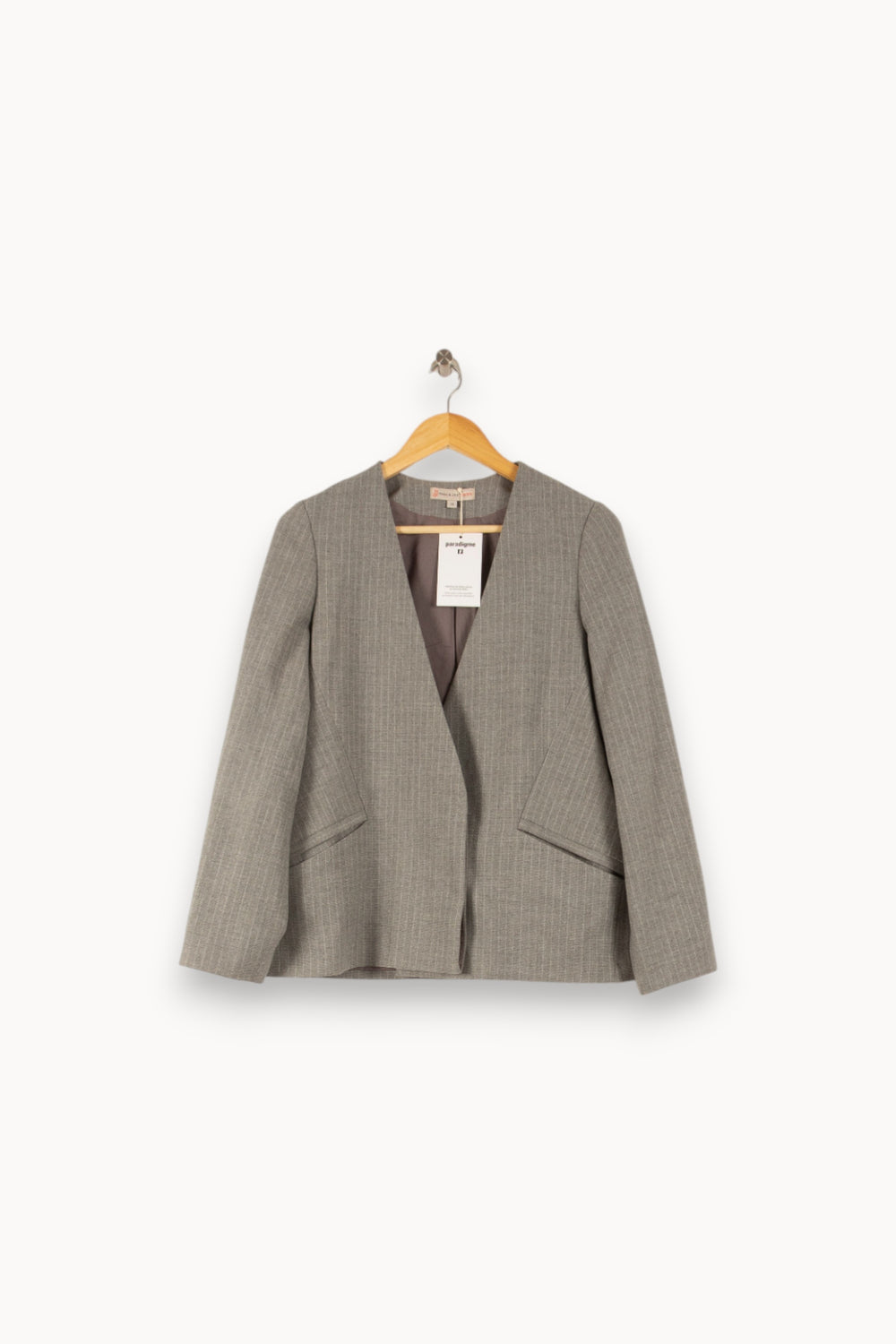 Blazer Gris - Taille M/38 de la marque Paul & Joe Sister | PARAD48932 - Vendu par Paradigme - Image 2