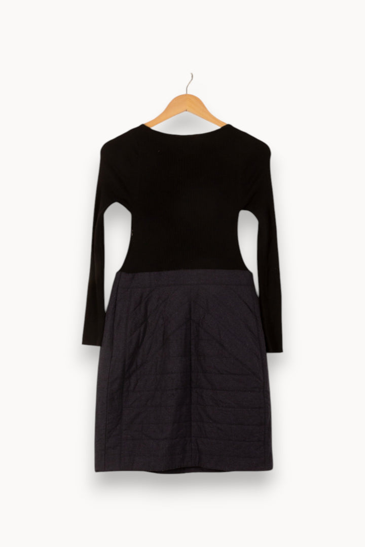 Robe Midi Noire et Bleue - Taille XL/42 de la marque Paule Ka | PARAD48933 - Vendu par Paradigme - Image 4