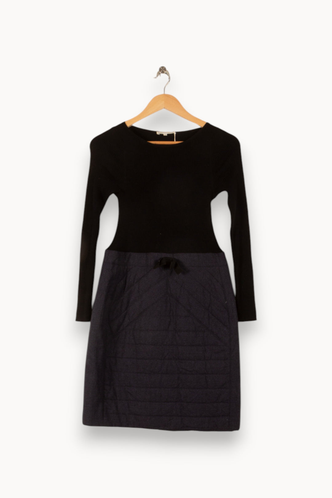 Robe Midi Noire et Bleue - Taille XL/42 de la marque Paule Ka | PARAD48933 - Vendu par Paradigme - Image 2