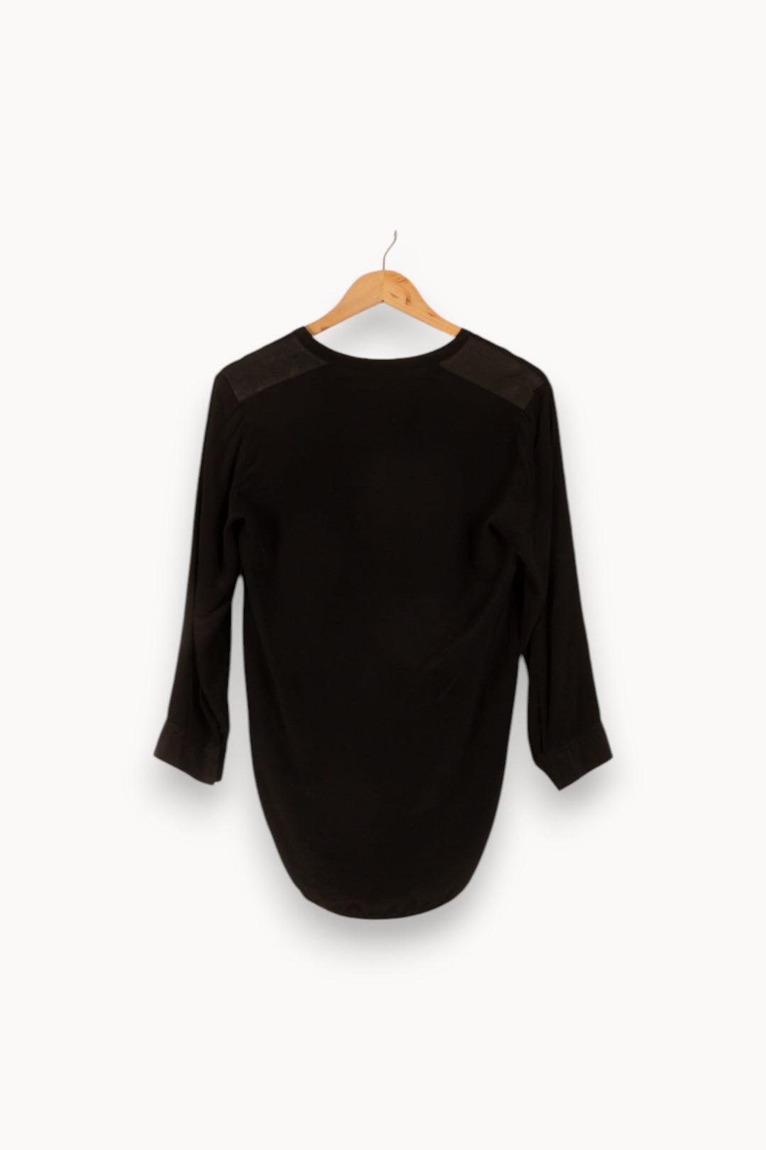 Blouse Noire - Taille S/36 de la marque Sandro | PARAD48945 - Vendu par Paradigme - Image 4