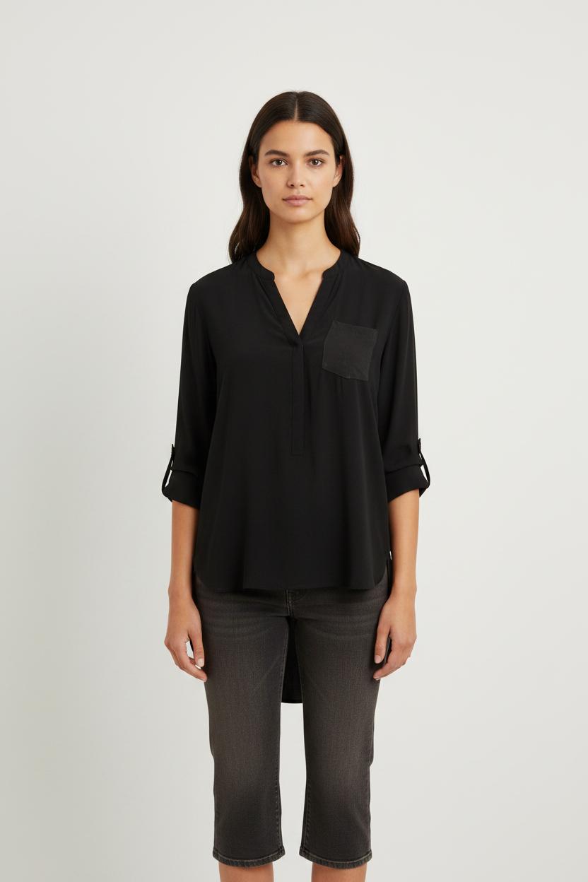 Blouse Noire - Taille S/36