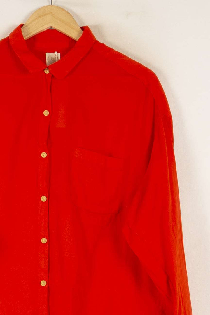 Chemise Rouge - Taille S/36 de la marque La Petite Etoile | PARAD48946 - Vendu par Paradigme - Image 3