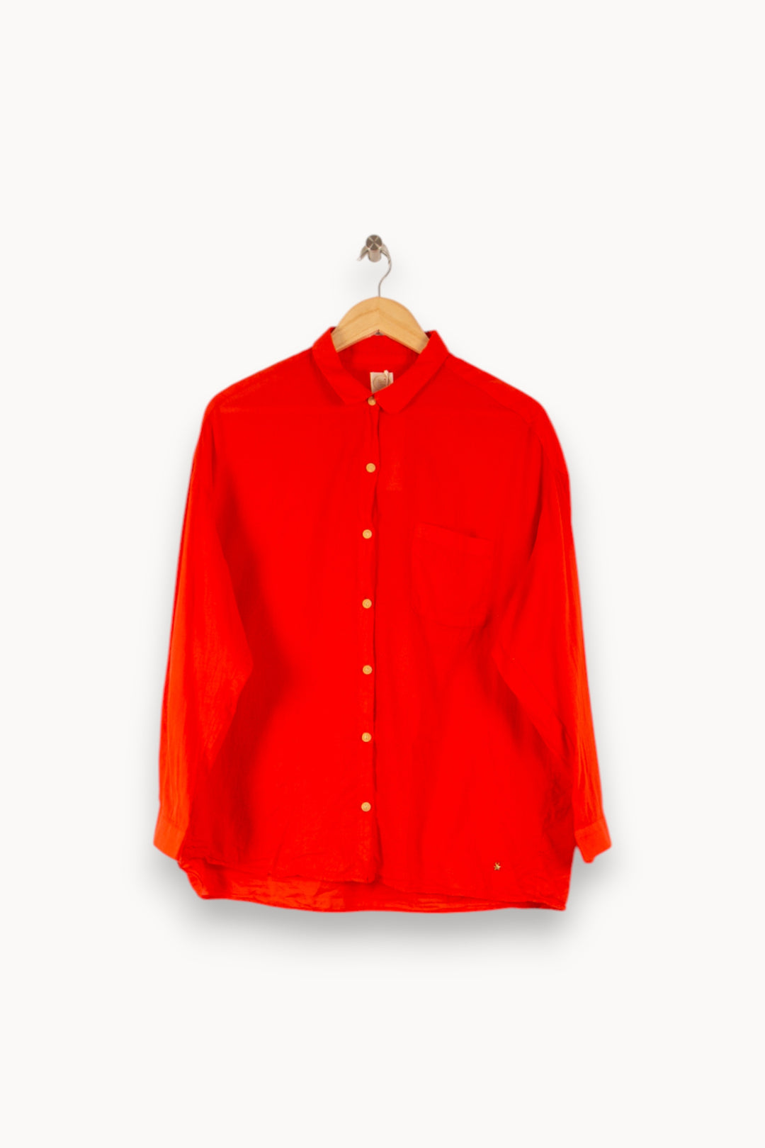 Chemise Rouge - Taille S/36 de la marque La Petite Etoile | PARAD48946 - Vendu par Paradigme - Image 2