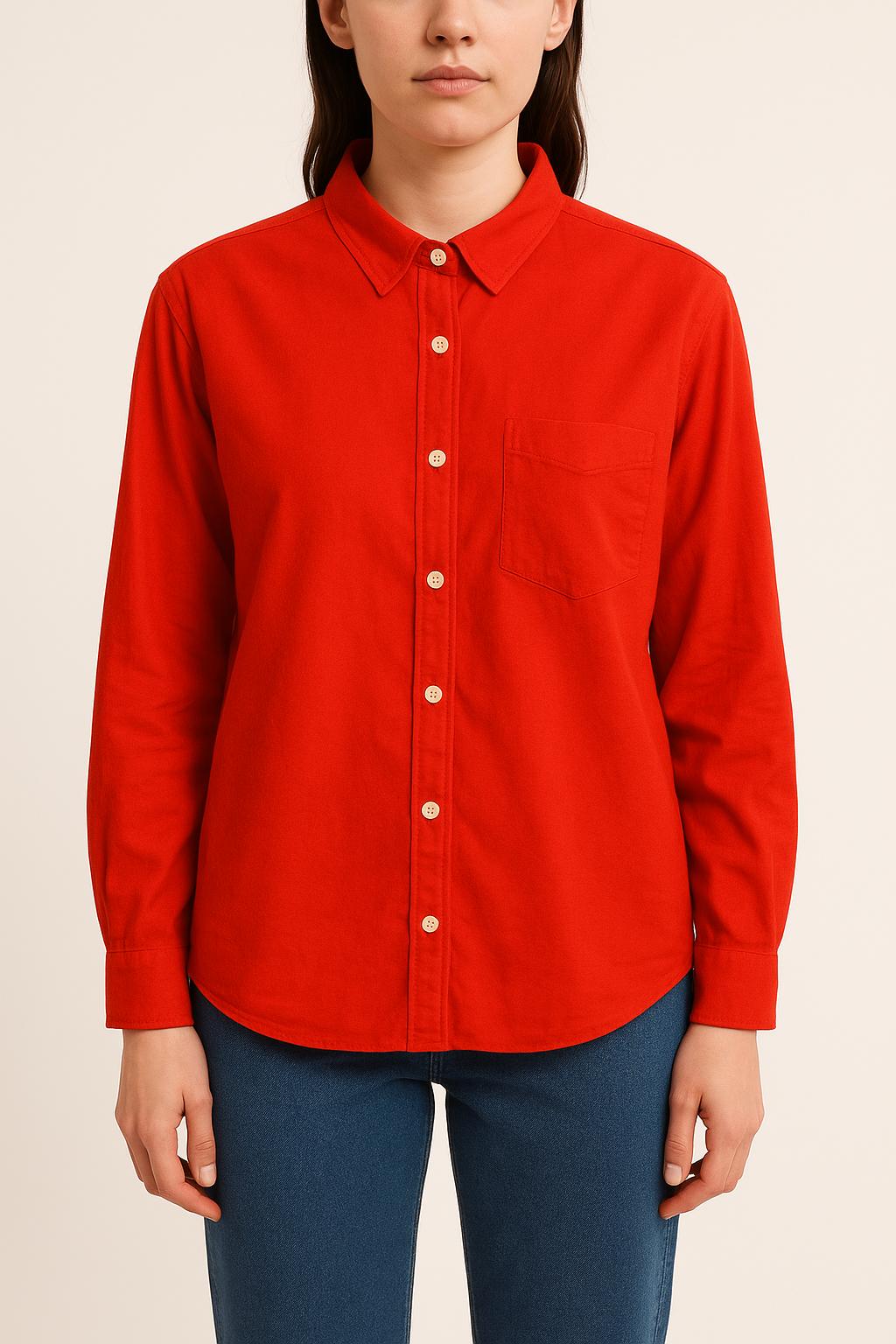 Chemise Rouge - Taille S/36 de la marque La Petite Etoile | PARAD48946 - Vendu par Paradigme - Image 1
