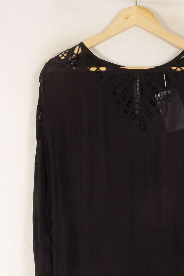 Blouse Noire - Taille XS/34 de la marque IKKS | PARAD48947 - Vendu par Paradigme - Image 3