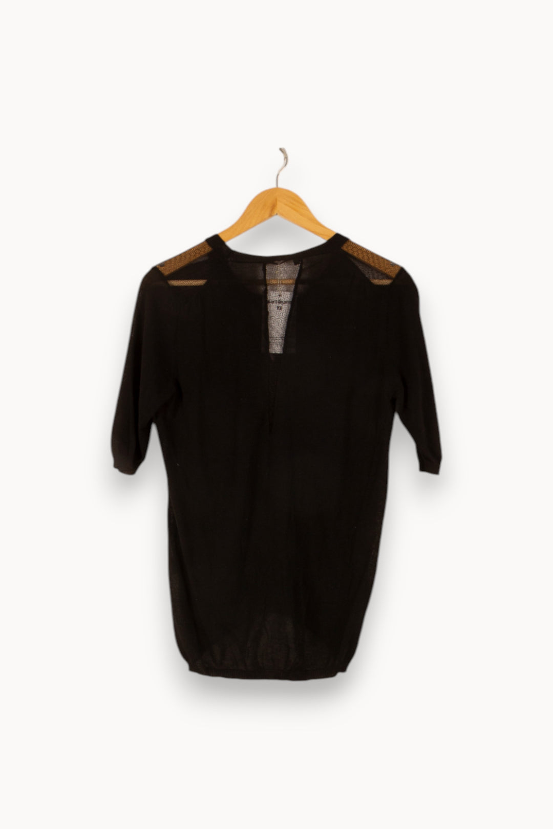 Pull Noir - Taille M/38 de la marque The Kooples | PARAD48948 - Vendu par Paradigme - Image 4