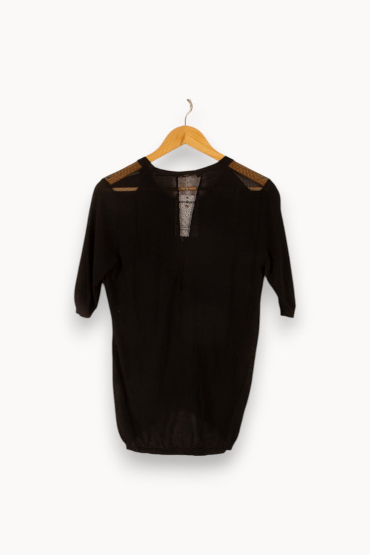 Pull Noir - Taille M/38 de la marque The Kooples | PARAD48948 - Vendu par Paradigme - Image 4