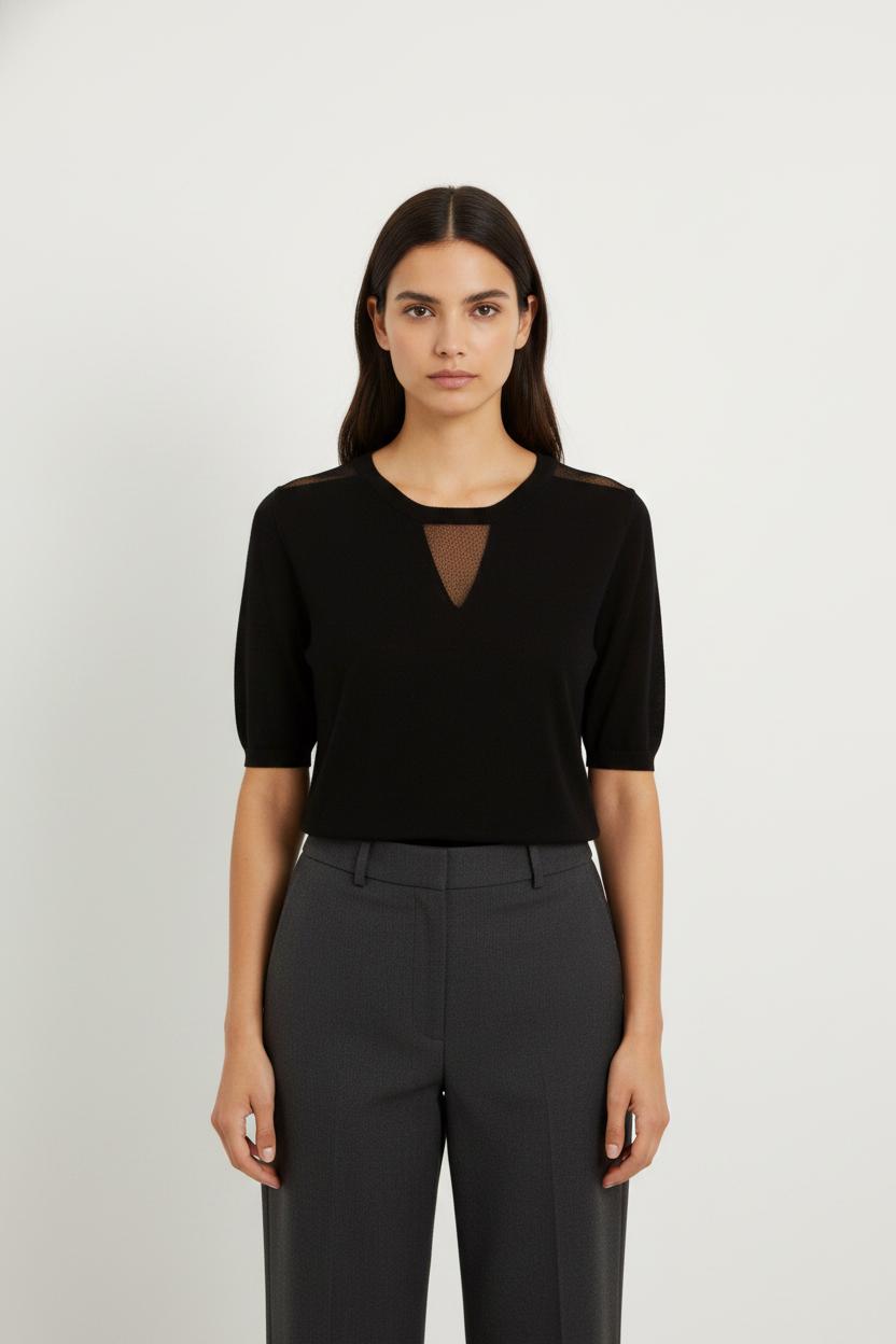 Pull Noir - Taille M/38
