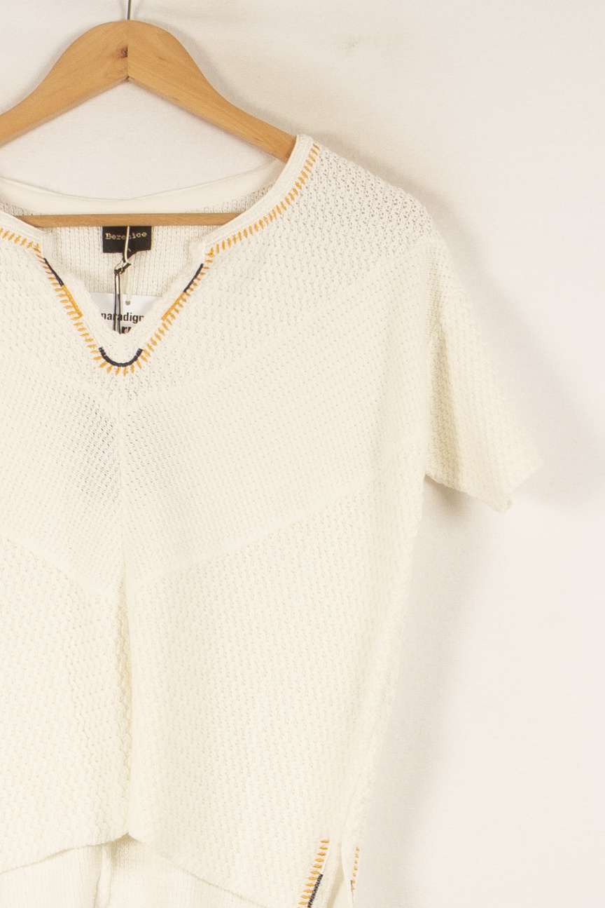 Pull Blanc - Taille XS/34 de la marque Bérénice | PARAD48951 - Vendu par Paradigme - Image 3
