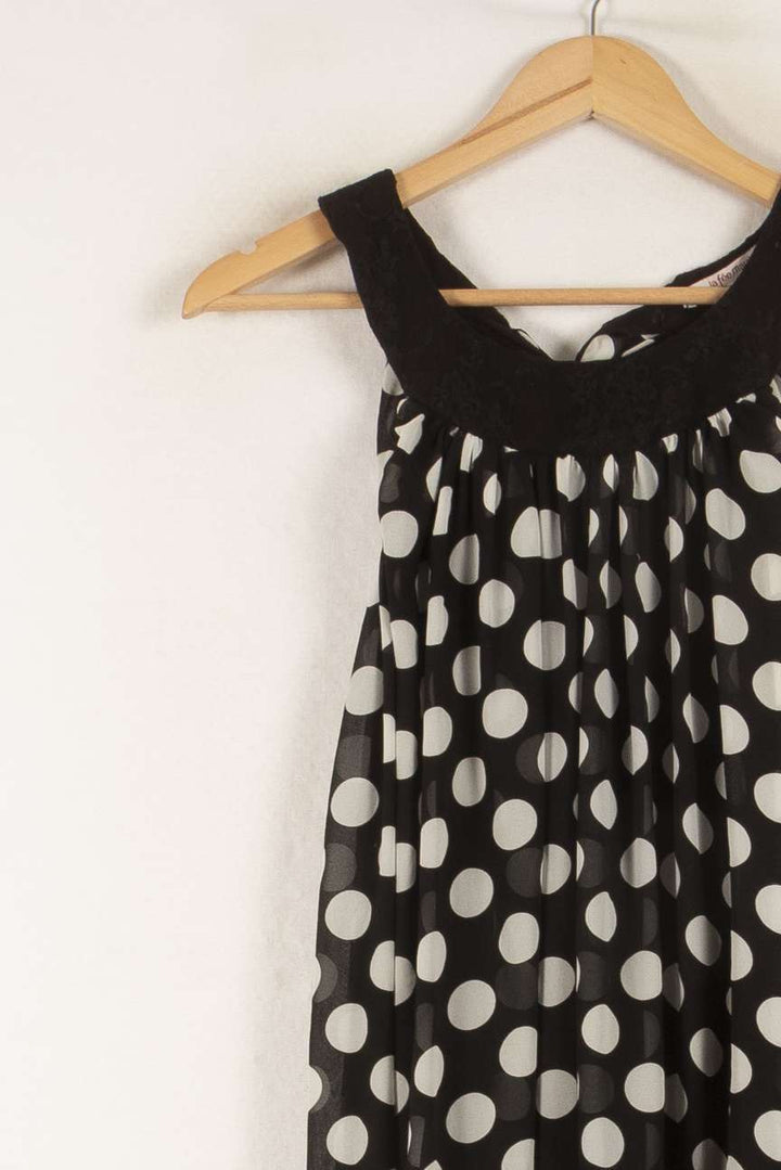 Robe Noire et Blanche - Taille S/36 de la marque La Fée Maraboutée | PARAD48961 - Vendu par Paradigme - Image 3