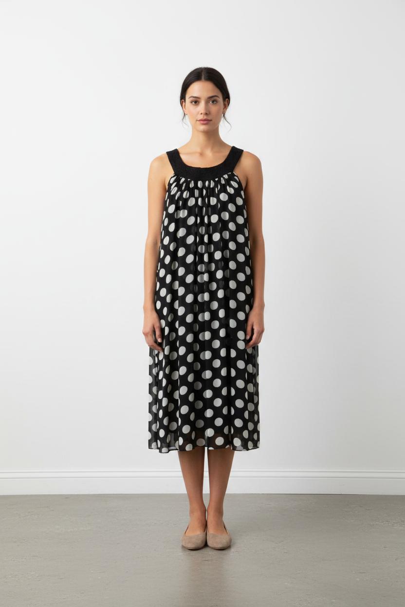 Robe Noire et Blanche - Taille S/36