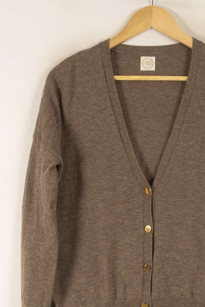 Cardigan Marron - Taille S/36 de la marque Des petits hauts | PARAD48964 - Vendu par Paradigme - Image 3