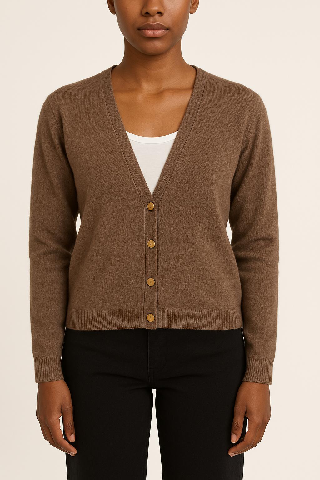 Cardigan Marron - Taille S/36 de la marque Des petits hauts | PARAD48964 - Vendu par Paradigme - Image 1