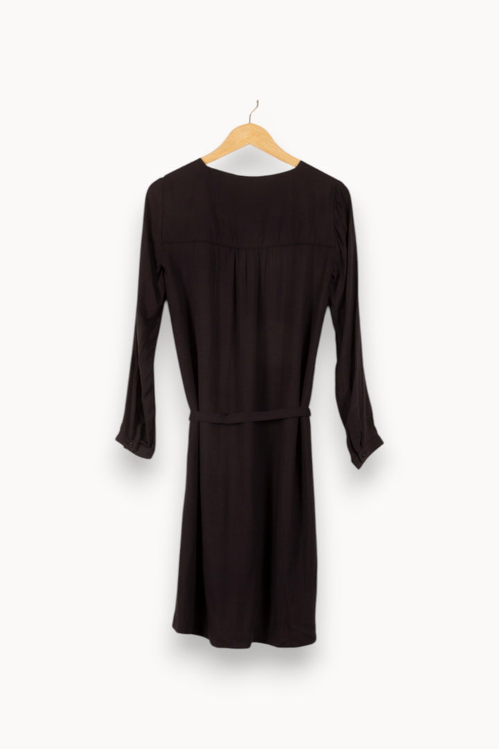 Robe Midi Noire - Taille S/36 de la marque Caroll | PARAD48969 - Vendu par Paradigme - Image 4