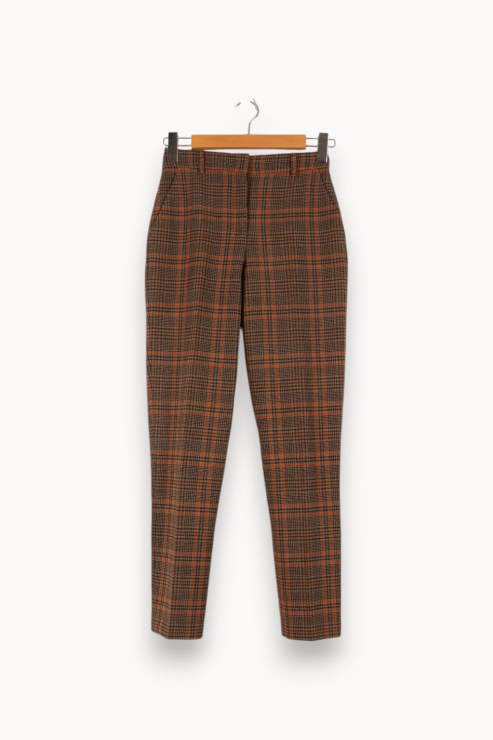 Pantalon Carreaux Marron et Orange - Taille XS/34 de la marque Essentiel Antwerp | PARAD48973 - Vendu par Paradigme - Image 2