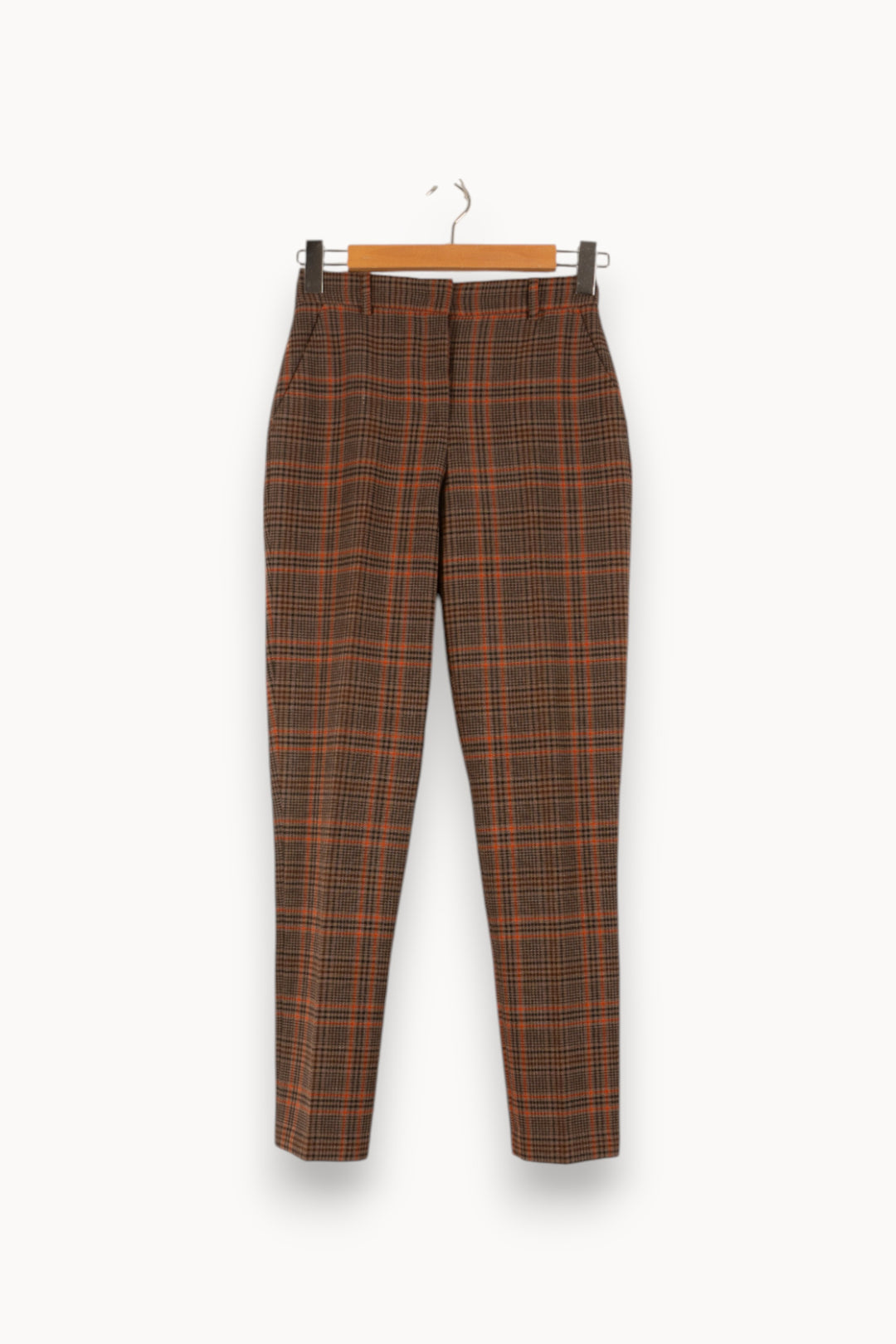 Pantalon Carreaux Marron et Orange - Taille XS/34 de la marque Essentiel Antwerp | PARAD48973 - Vendu par Paradigme - Image 2