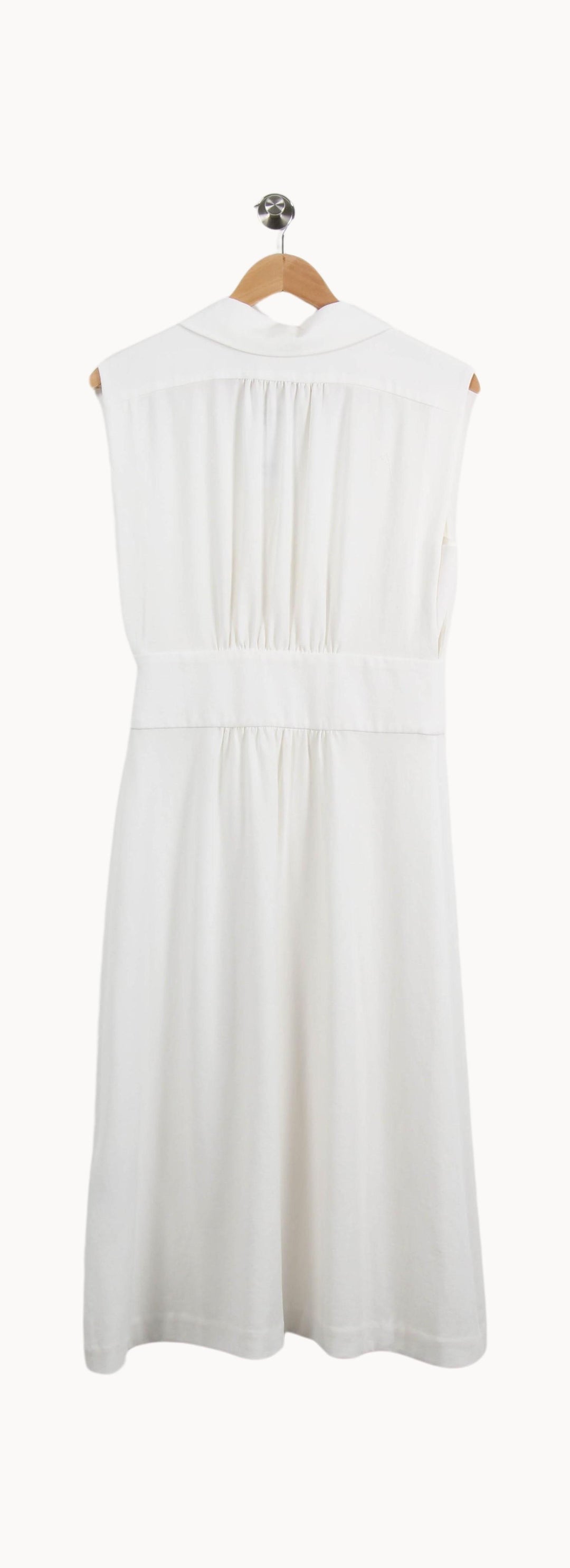 Robe Chemisier Blanche - Taille M/38 de la marque ba&sh | PARAD48977 - Vendu par Paradigme - Image 4