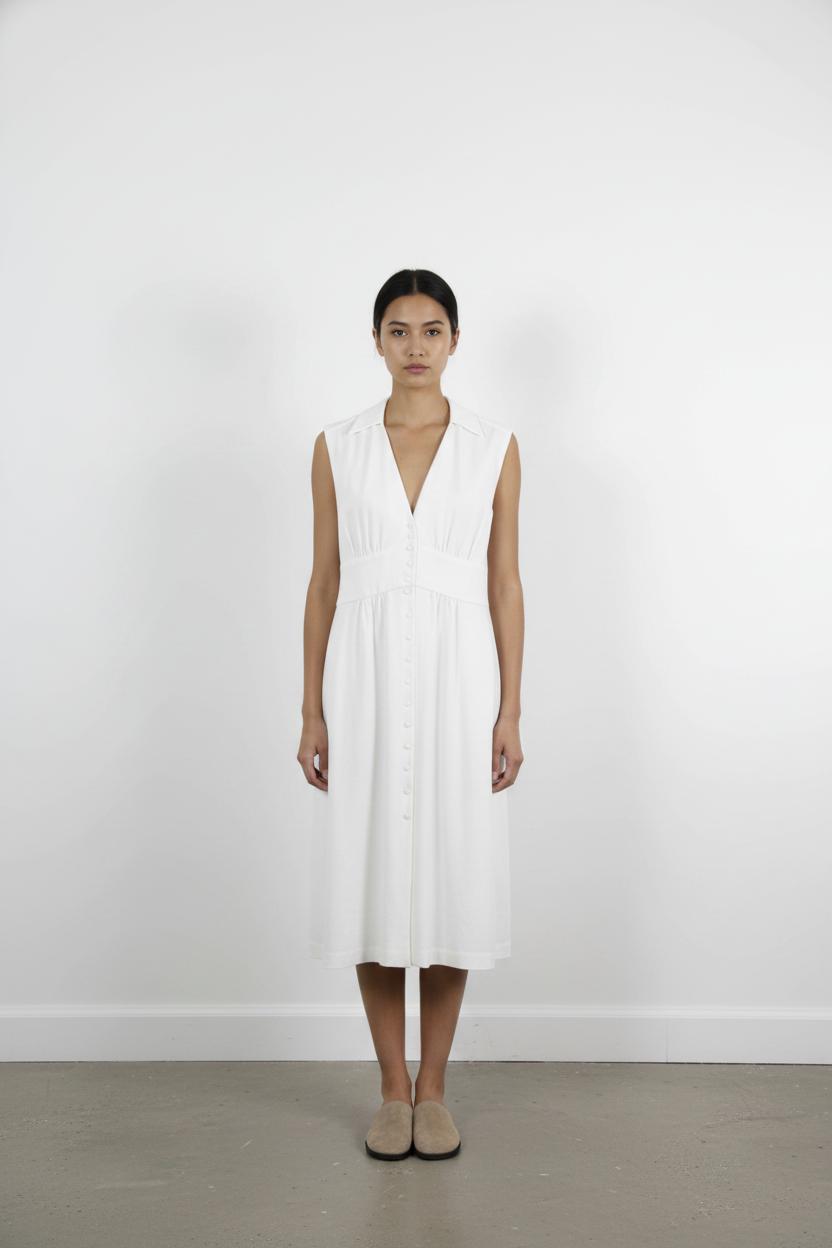 Robe Chemisier Blanche - Taille M/38