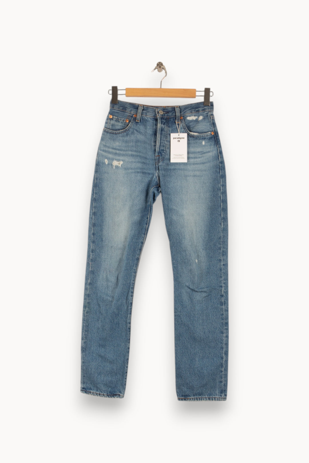 Jean Délavé Bleu - Taille XS/34 de la marque Levi's | PARAD48979 - Vendu par Paradigme - Image 2