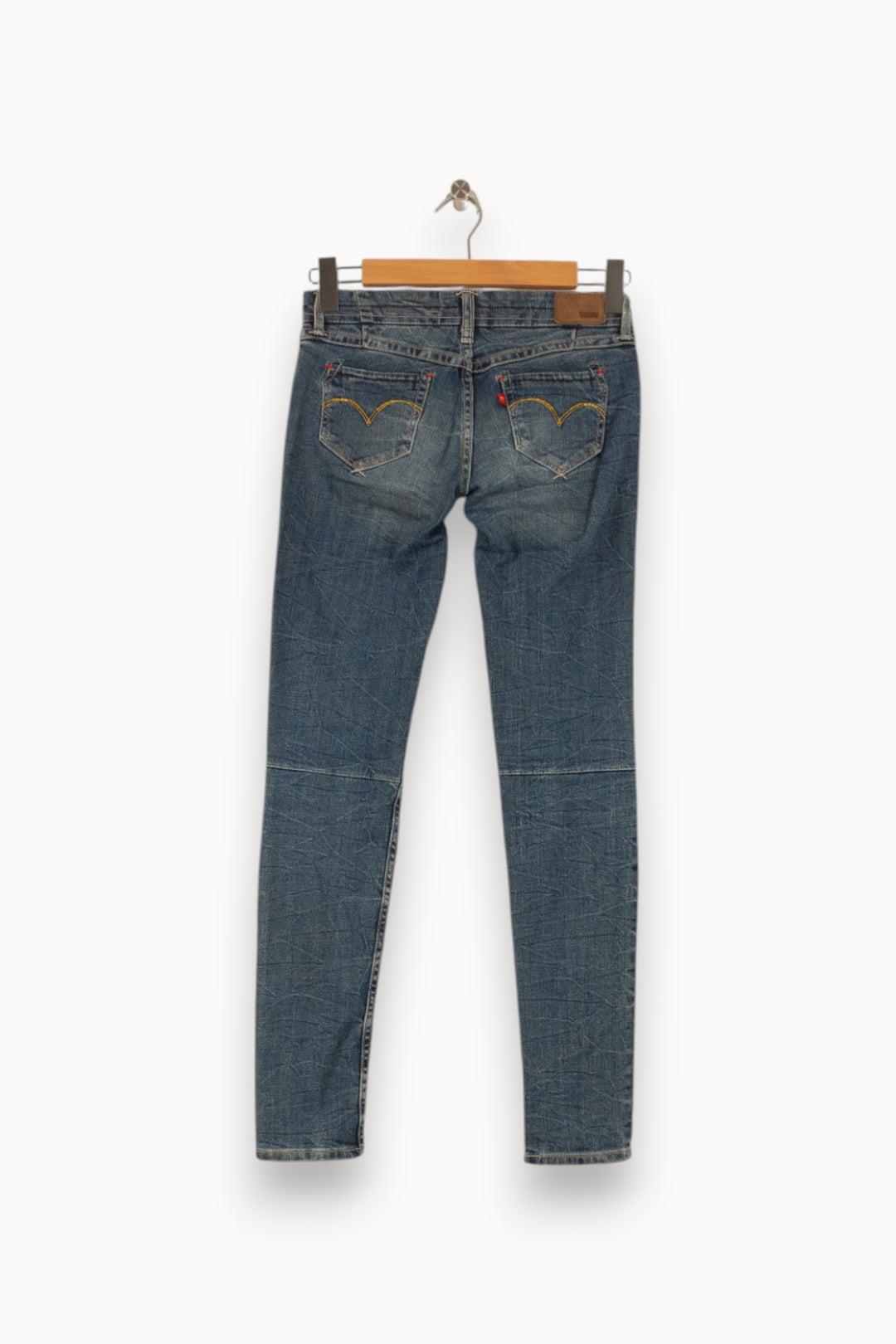 Jean Skinny Bleu - Taille XS/34 de la marque Levi's | PARAD48980 - Vendu par Paradigme - Image 4