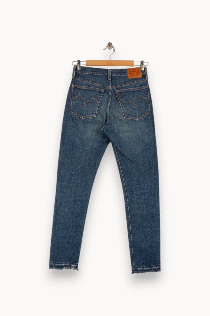 Jean Droit Bleu - Taille XS/34 de la marque Levi's | PARAD48982 - Vendu par Paradigme - Image 4