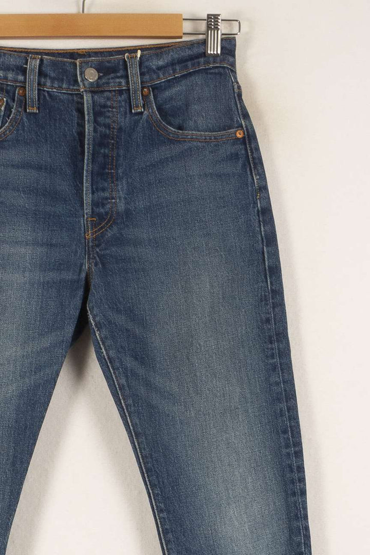 Jean Droit Bleu - Taille XS/34 de la marque Levi's | PARAD48982 - Vendu par Paradigme - Image 3