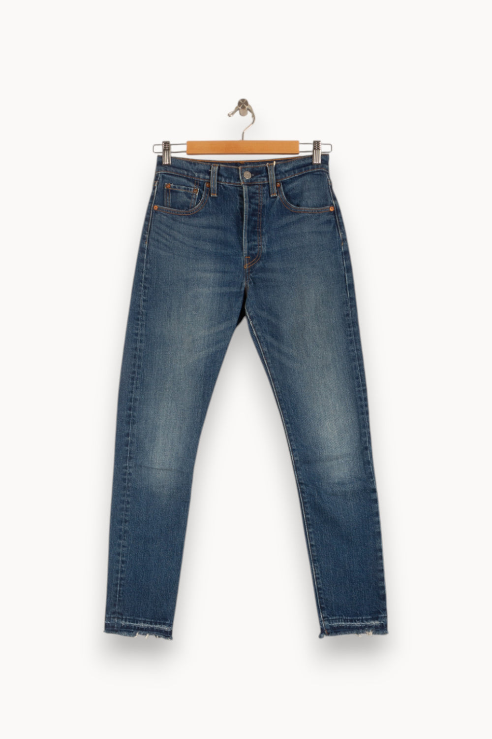 Jean Droit Bleu - Taille XS/34 de la marque Levi's | PARAD48982 - Vendu par Paradigme - Image 2