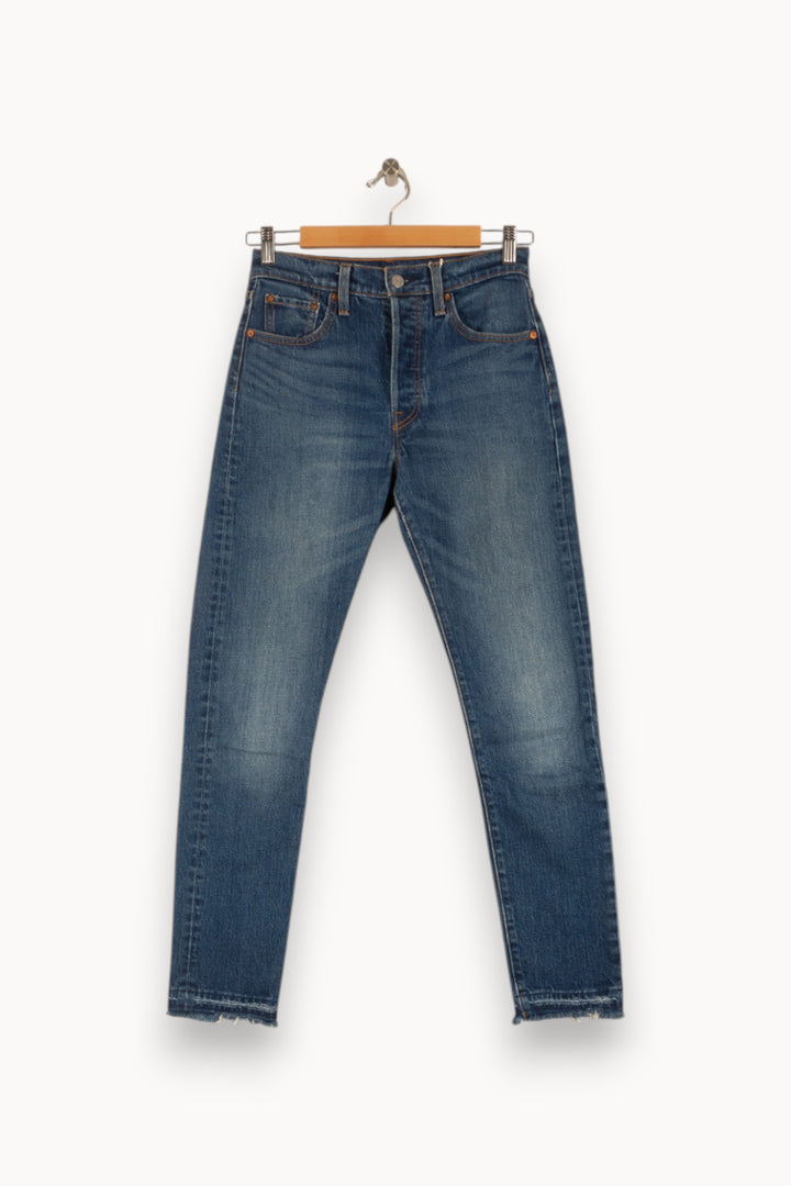 Jean Droit Bleu - Taille XS/34 de la marque Levi's | PARAD48982 - Vendu par Paradigme - Image 2