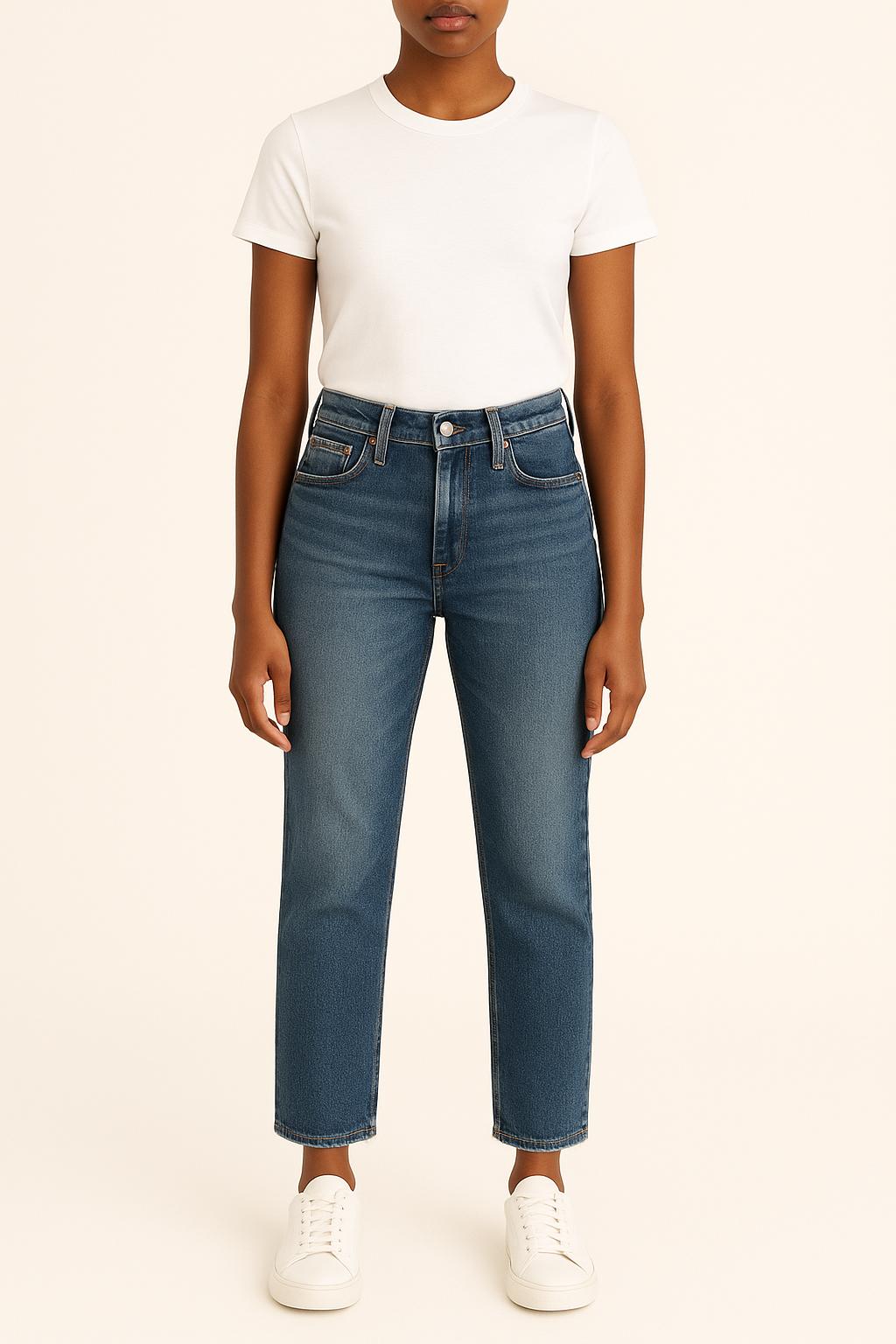 Jean Droit Bleu - Taille XS/34 de la marque Levi's | PARAD48982 - Vendu par Paradigme - Image 1