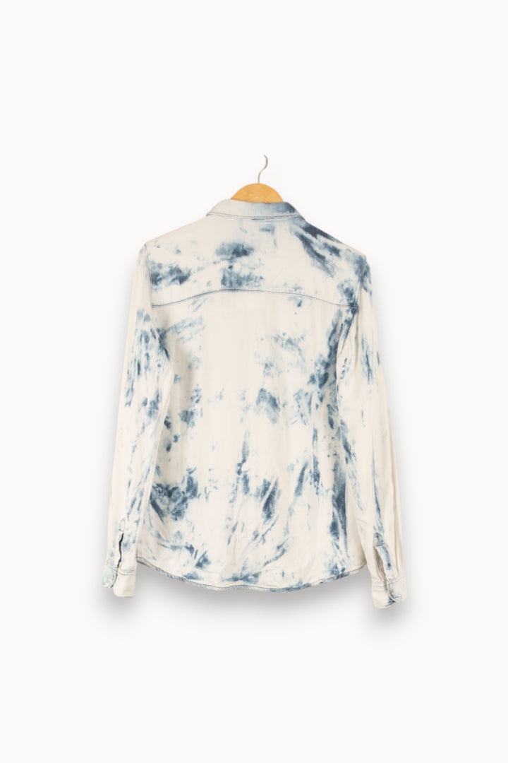 Chemise Blanche et Bleue - Taille S/36 de la marque ba&sh | PARAD48983 - Vendu par Paradigme - Image 4