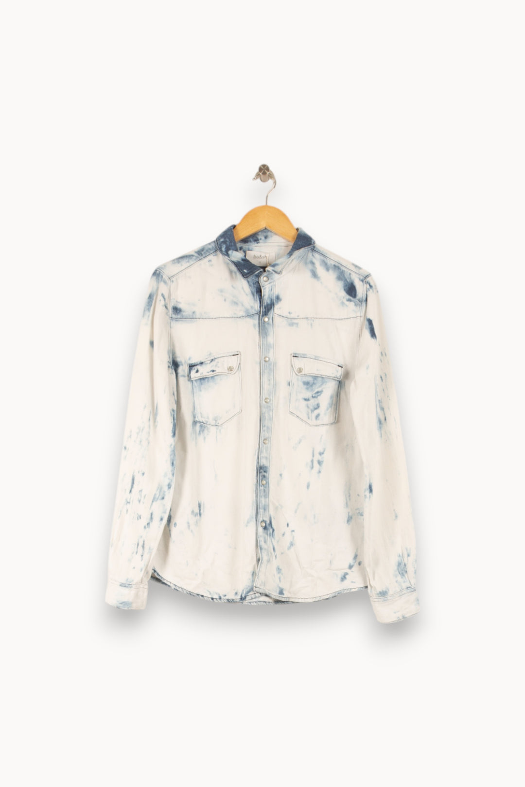 Chemise Blanche et Bleue - Taille S/36 de la marque ba&sh | PARAD48983 - Vendu par Paradigme - Image 2