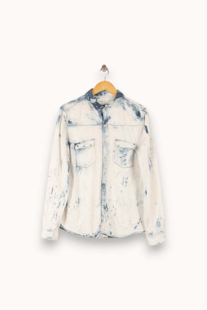 Chemise Blanche et Bleue - Taille S/36 de la marque ba&sh | PARAD48983 - Vendu par Paradigme - Image 2
