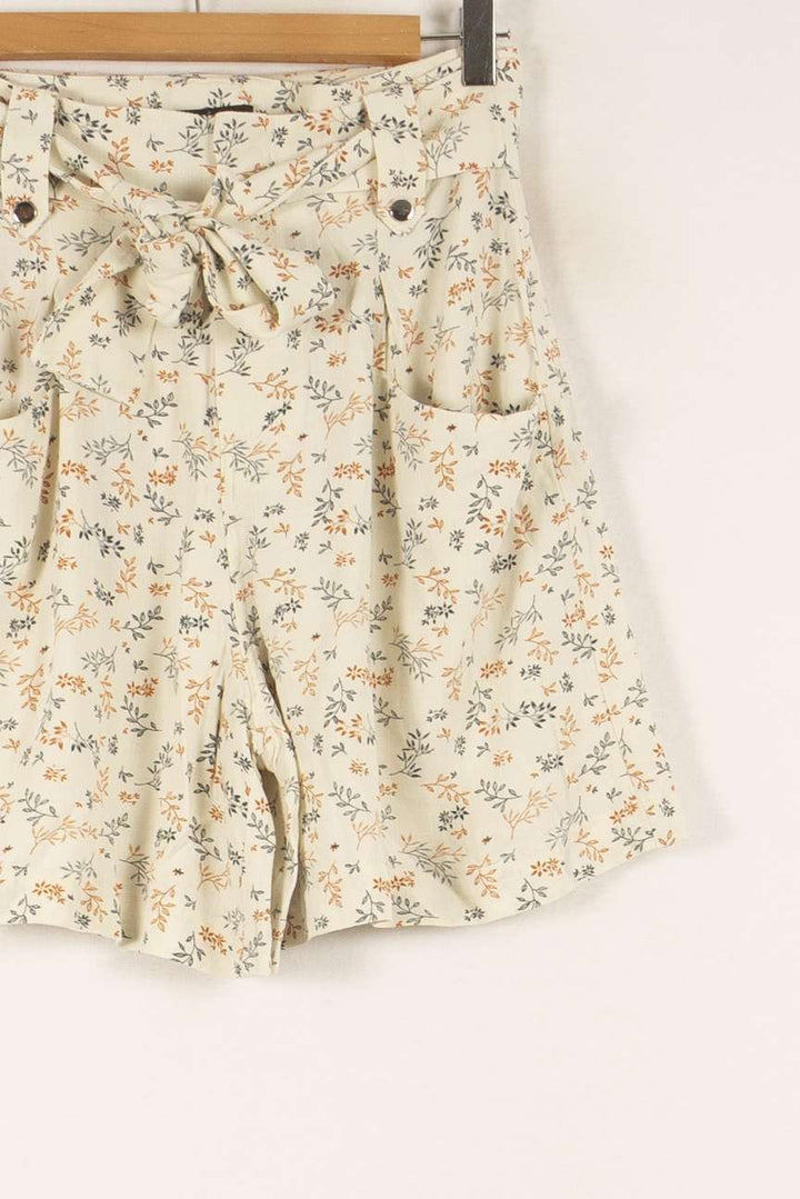 Short Imprimé Blanc - Taille M/38 de la marque One Step | PARAD48991 - Vendu par Paradigme - Image 3