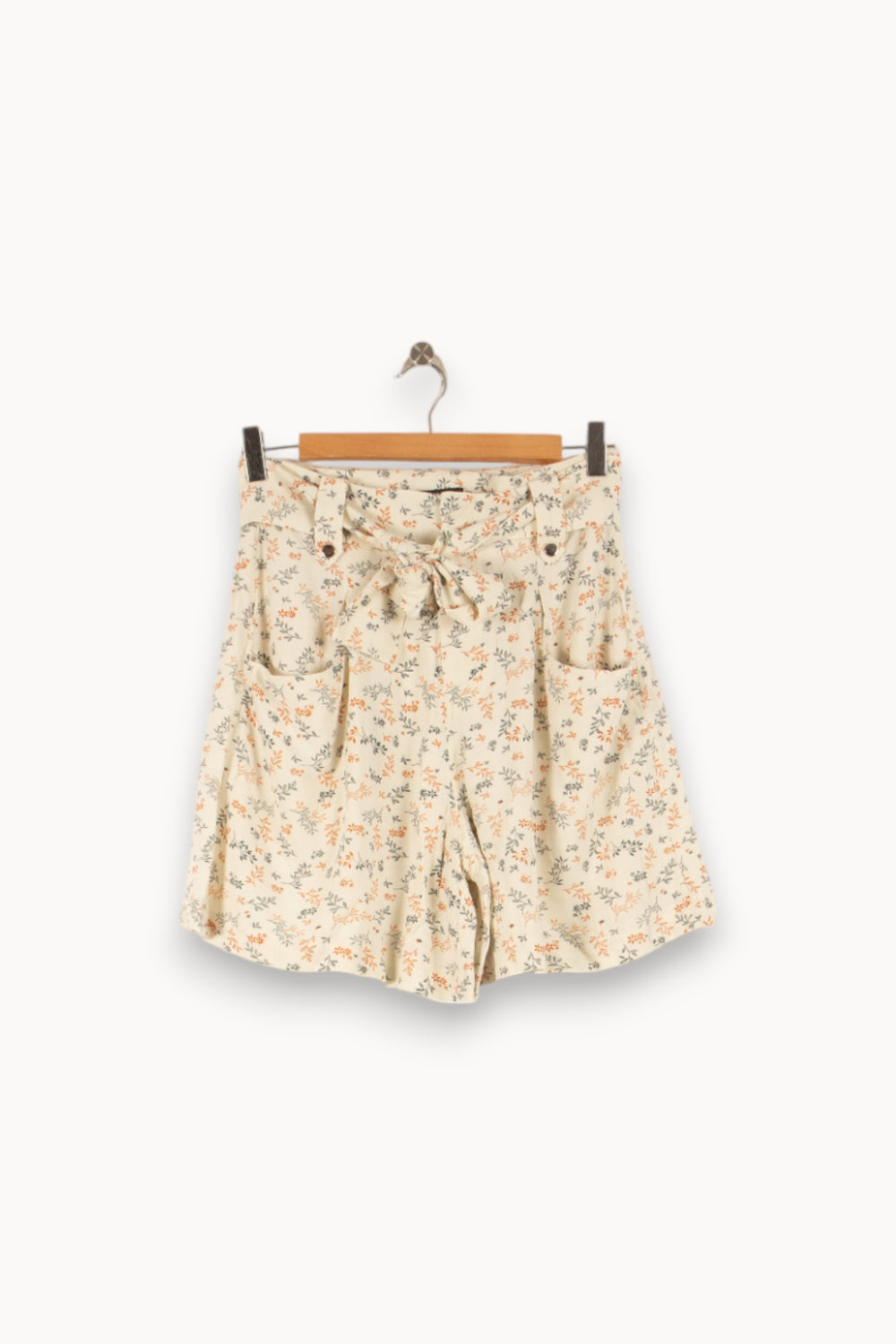 Short Imprimé Blanc - Taille M/38 de la marque One Step | PARAD48991 - Vendu par Paradigme - Image 2