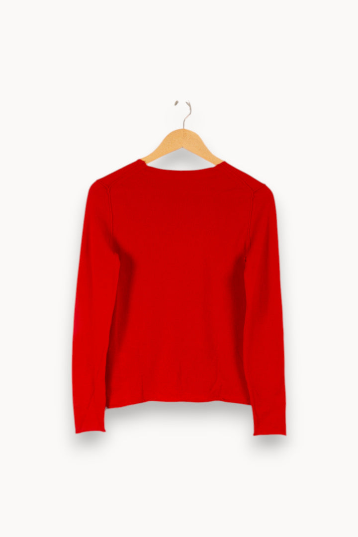 Pull Rouge - Taille S/36 de la marque Zadig&Voltaire | PARAD49007 - Vendu par Paradigme - Image 4