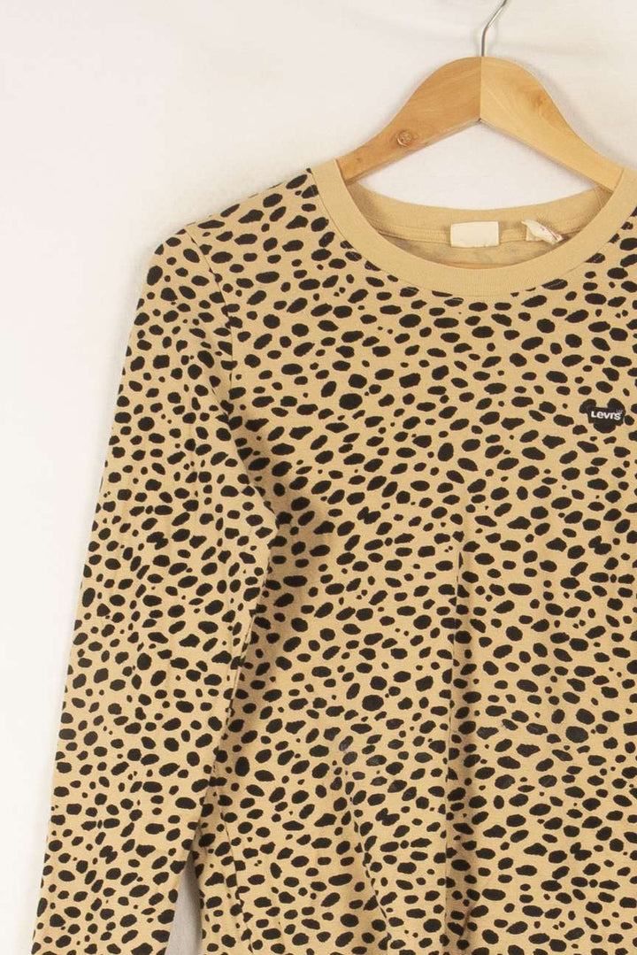 Tee-shirt Beige et Noir - Taille L/40 de la marque Levi's | PARAD49026 - Vendu par Paradigme - Image 3