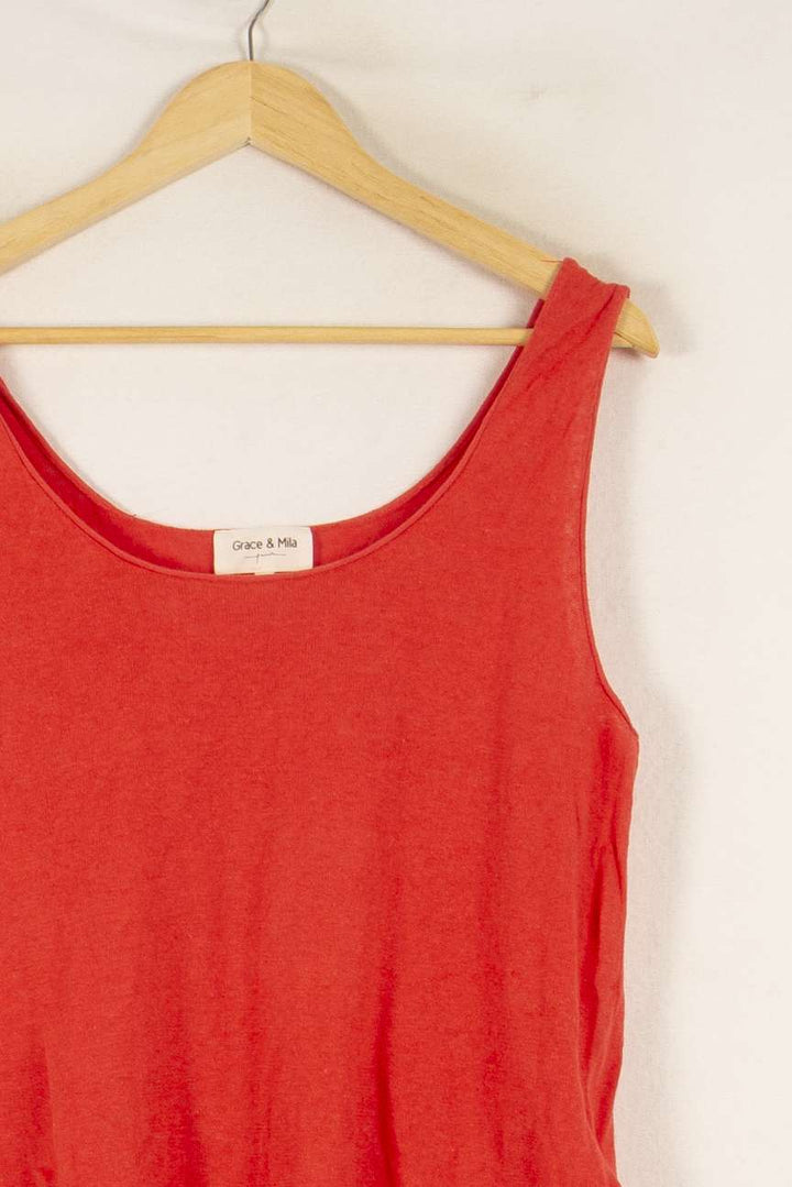 Débardeur Rouge - Taille L/40 de la marque Grace & Mila | PARAD49027 - Vendu par Paradigme - Image 3
