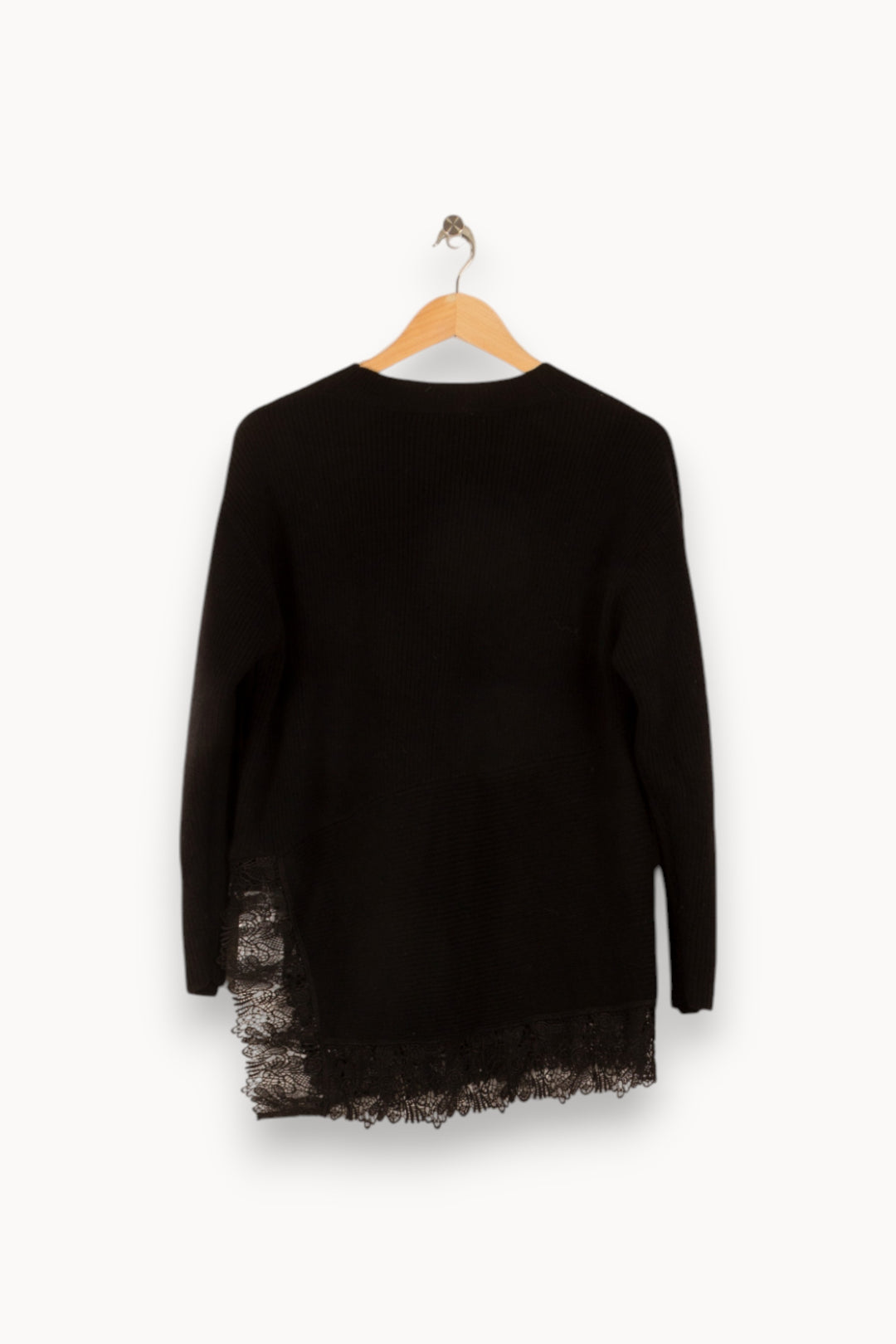 Pull Noir - Taille M/38 de la marque Sandro | PARAD49031 - Vendu par Paradigme - Image 4