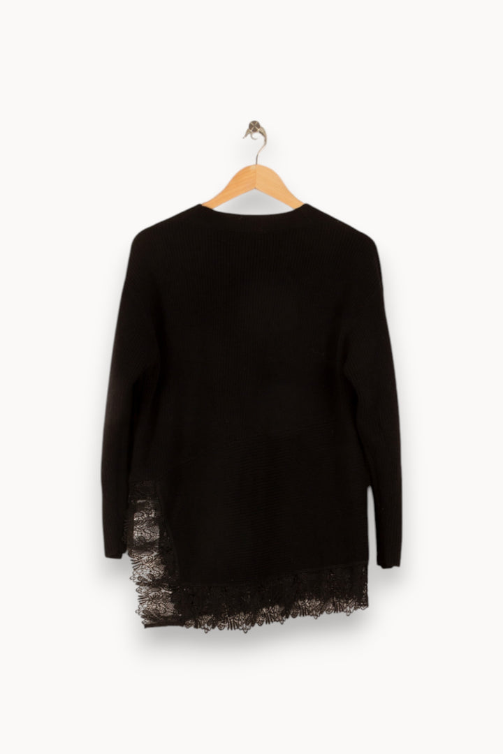 Pull Noir - Taille M/38 de la marque Sandro | PARAD49031 - Vendu par Paradigme - Image 4