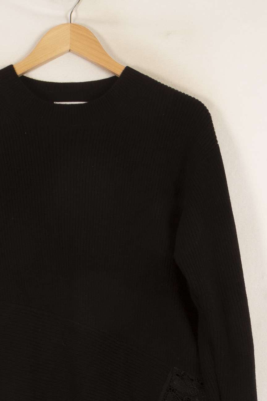 Pull Noir - Taille M/38 de la marque Sandro | PARAD49031 - Vendu par Paradigme - Image 3