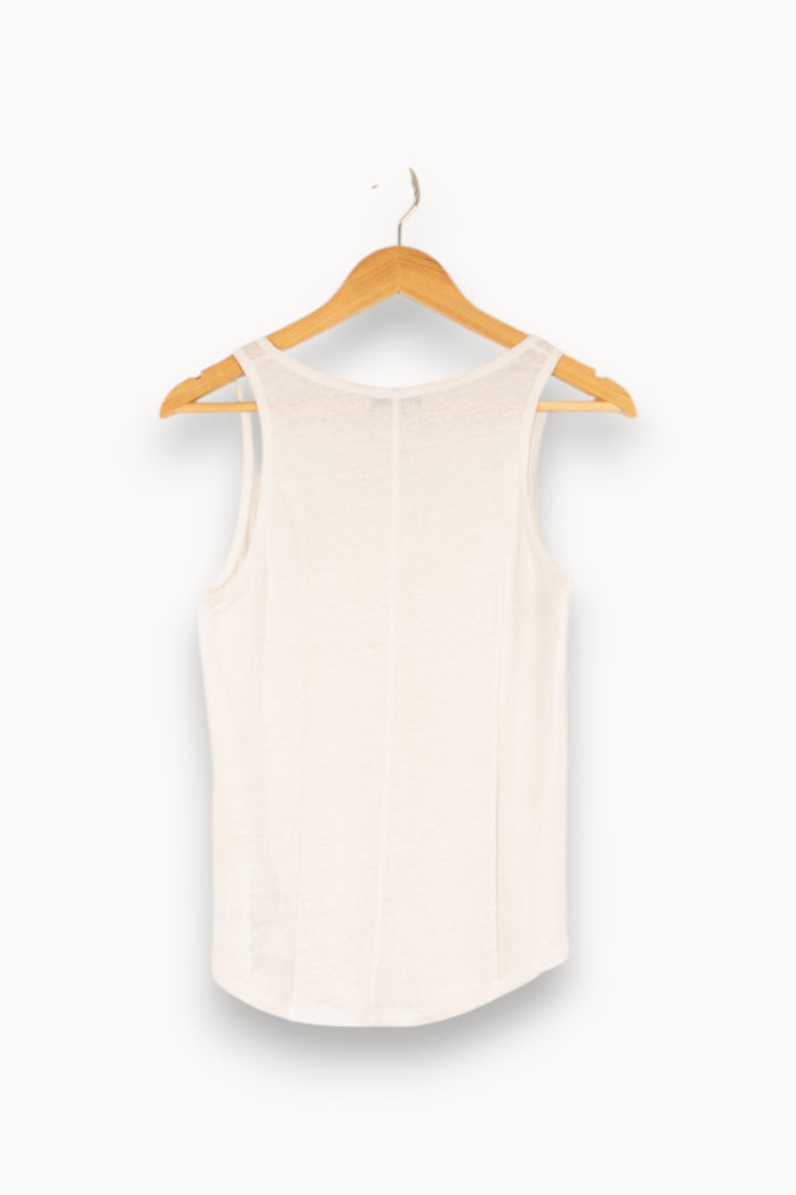 Débardeur Blanc - Taille S/36 de la marque Sandro | PARAD49033 - Vendu par Paradigme - Image 4