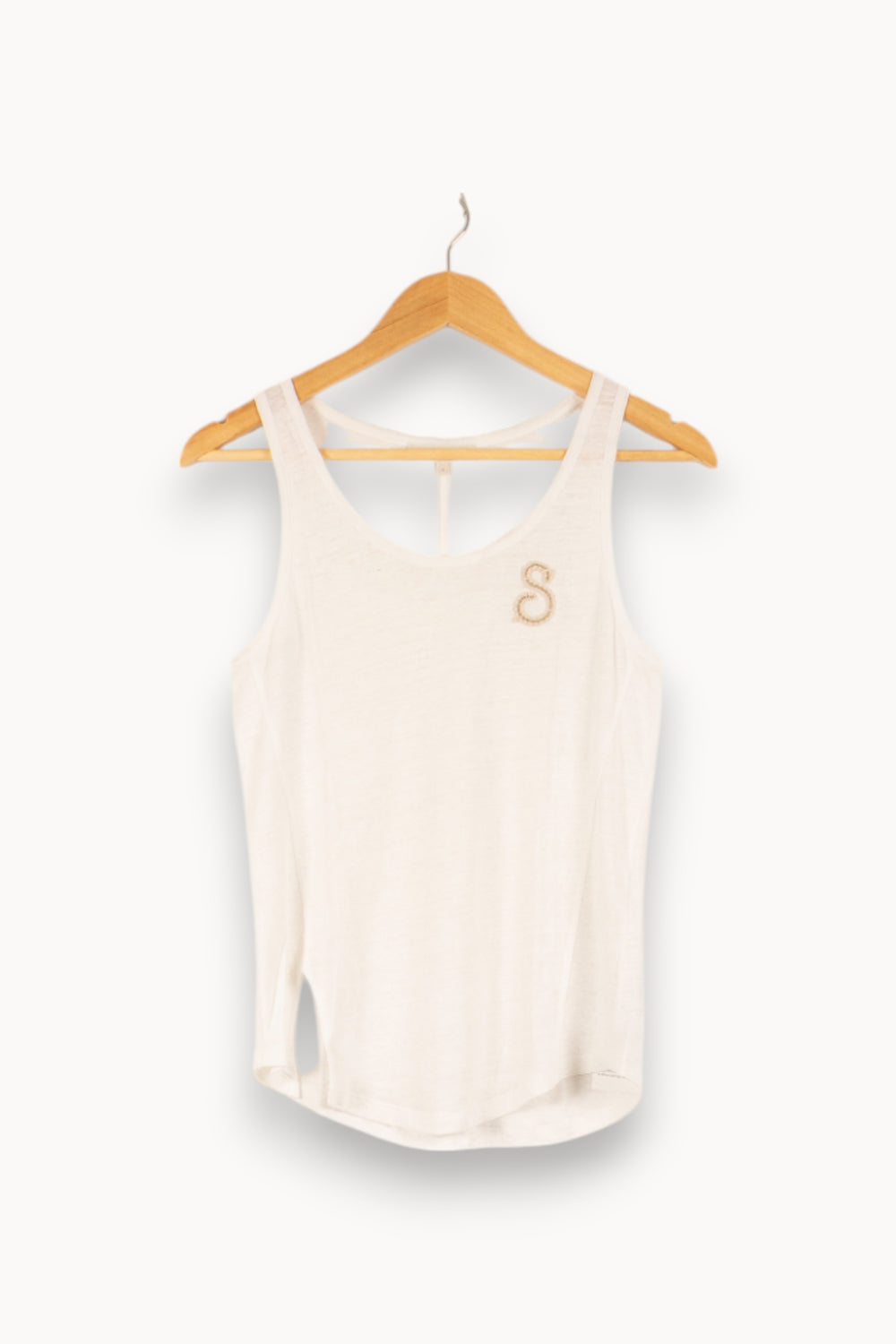 Débardeur Blanc - Taille S/36 de la marque Sandro | PARAD49033 - Vendu par Paradigme - Image 2