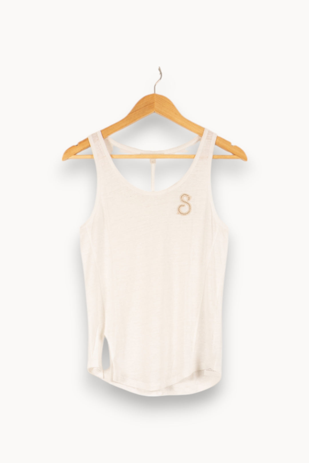 Débardeur Blanc - Taille S/36 de la marque Sandro | PARAD49033 - Vendu par Paradigme - Image 2
