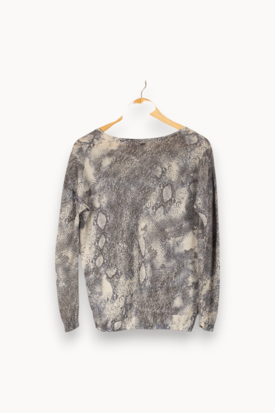 Pull Gris et Beige - Taille S/36 de la marque IKKS | PARAD49040 - Vendu par Paradigme - Image 4