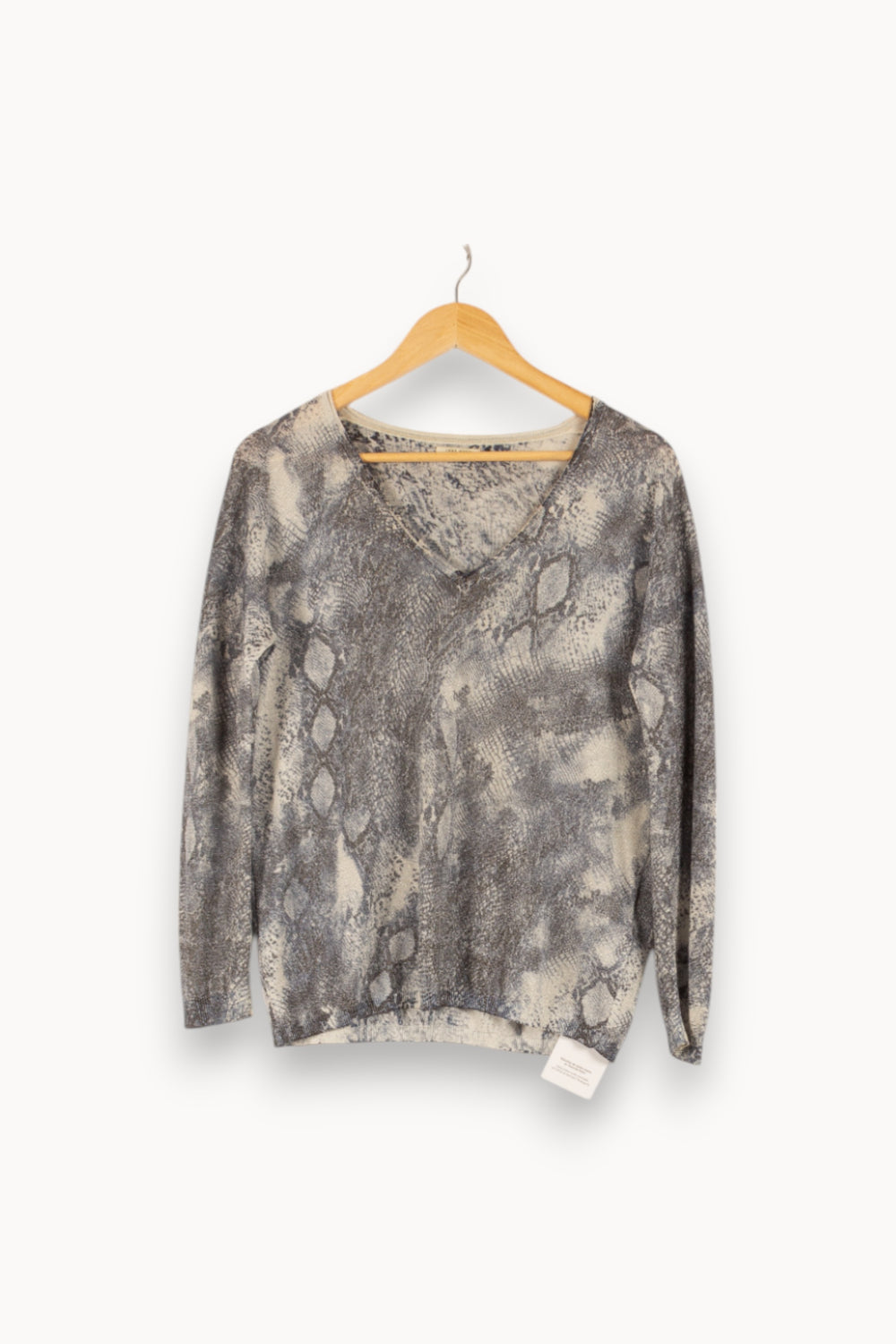 Pull Gris et Beige - Taille S/36 de la marque IKKS | PARAD49040 - Vendu par Paradigme - Image 2