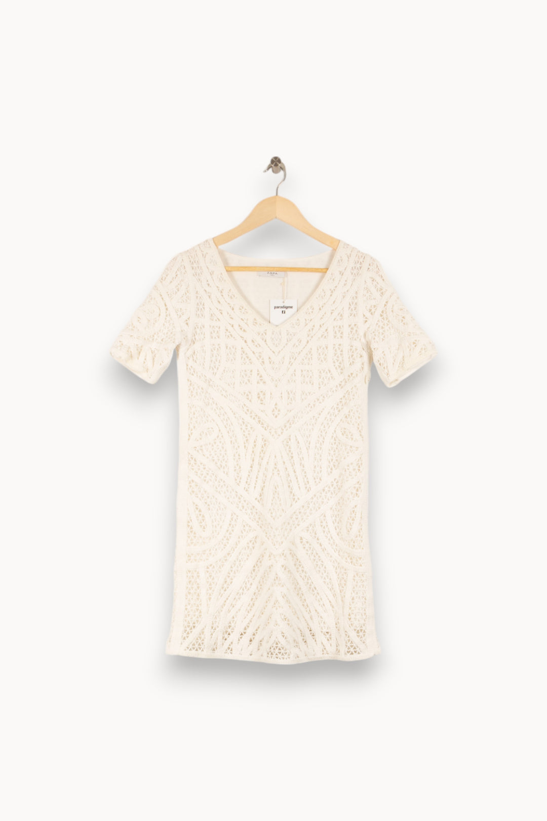 Robe Dentelle Blanche - Taille S/36 de la marque ZAPA | PARAD49043 - Vendu par Paradigme - Image 2