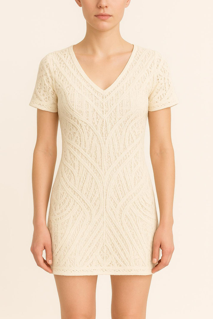 Robe Dentelle Blanche - Taille S/36 de la marque ZAPA | PARAD49043 - Vendu par Paradigme - Image 1