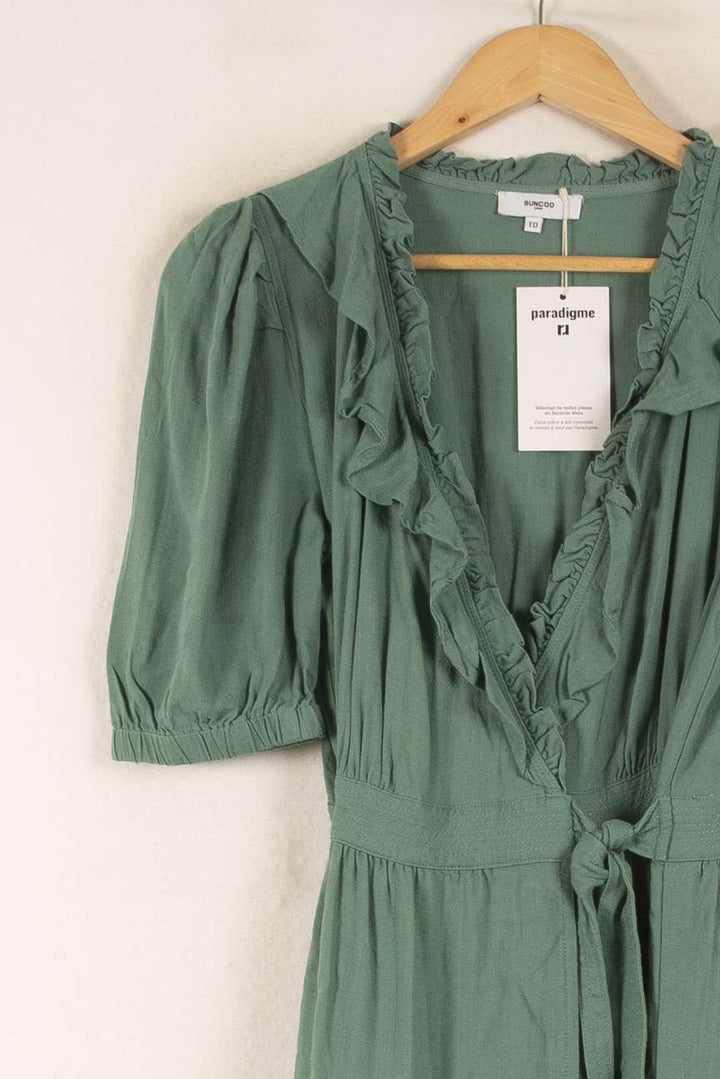 Robe Portefeuille Verte - Taille XS/34 de la marque Suncoo | PARAD49045 - Vendu par Paradigme - Image 3